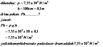 Maybe you would like to learn more about one of these? Tekanan Hidrostatis Fisika Smp Kelas Viii