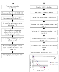 Flow Chart Of The Elaboration At Pilot Level Of The Protein