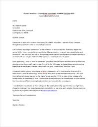 Irrespective of its purpose, a letter of application is generally very straightforward and formal in nature. Cover Letter For Internship Sample Fastweb