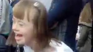 Ella Markham enjoys Spurs last match of the season with her dad