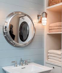 Nautical bathroom decoration should be a sailor's paradise, a home away from their home in the sea. Nautical Bathroom Lighting Beach Bathroom Lighting Beachfront Decor