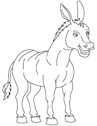 Donkey coloring page for toddlers. Old Donkey Coloring Page Coloring Pages Art Drawings For Kids Coloring Pages For Kids