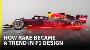 It's still made up of relatively few components, but it is less than. Why Rake Is Such A Big Design Trend In F1 Youtube