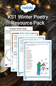 Winter Poetry Resource Pack Winter Poetry Kids Poems Winter Poems