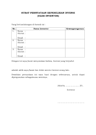 Jadi, surat pernyataan bermaterai memiliki dasar hukum. Formulir Dan Format Surat
