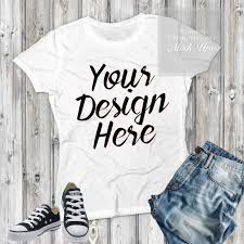 Download Gildan 500 White Unisex Tshirt Mockup T Shirt Mockup Gildan Flat Lay S Dynamic Dimensions