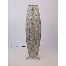 I love the shape of this lamp. Silver Moroccan Floor Lamp Home George At Asda