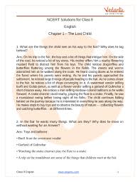 Irritated, he walks back to the beach, where he finds ralph and simon at work building huts for the younger boys to live in. Ncert Solutions For Class 9 English Moments Chapter 1 The Lost Child Updated For 2020 21