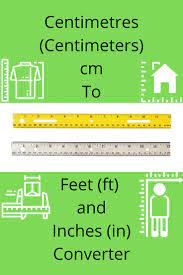 Centimetres Cm To Feet Ft And Inches In Converter Converter Cm To Inches Conversion Inch Converter