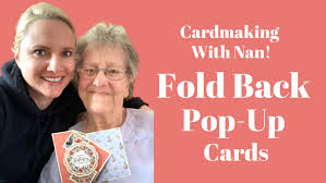 Hold the paper lengthwise and fold it in half side to side. Fun Fold Cards Mixed Up Craft