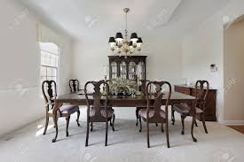 Spanish interior designer, jaime hayon, is the man behind this gorgeous blue dining room. Traditional Formal Dining Room With White Carpeting Stock Photo Picture And Royalty Free Image Image 10292809