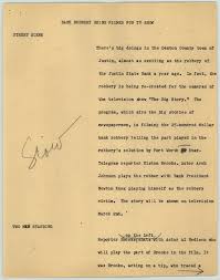 Share your library with friends. News Script Bank Robbery Being Filmed For Tv Show The Portal To Texas History