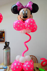 Balloon Decoration Homemade Simple Birthday Decoration Ideas Diy Simple Easy Minnie Balloon Centerpiece Column For Birthday Parties H Balloon Arch Diy Balloon Crafts Minnie Mouse Baby Shower