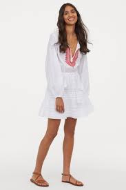 Pdp Cotton Dresses Online Shopping Clothes Women White Long Sleeve Dress