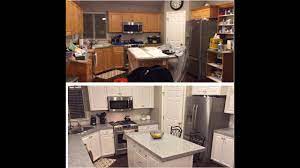 Do you think youtube painting kitchen cabinets white looks nice? Diy Painting Kitchen Cabinets White Youtube