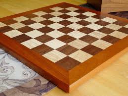 Premium Wooden Chess Set Walnut And Curly Maple Chess Board With Mahogany Border And Wooden Box Fo Wooden Chess Set Wooden Chess Board Wooden Chess