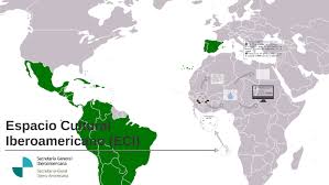 En el que se nos presentó el mapa de. Espacio Cultural Iberoamericano Eci By Camila Rios Armas