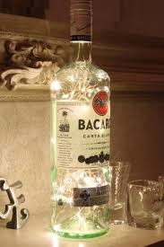 Bacardi Bottle Light Upcycled Rum Bottle Lamp Perfect Mood Etsy Bacardi Flaschen Geschenke