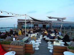 Outside Seating Area At The Sky Lounge Picture Of Doubletree By Hilton Amsterdam Centraal Station Tripadvisor