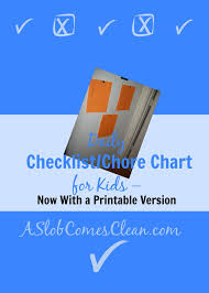 Daily Checklist Chore Chart For Kids Now With A Printable