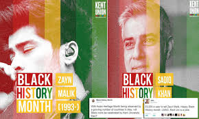 Kent Union picked Zayn Malik and Sadiq Khan 'for Black History Month'