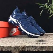 Nike Air Vapormax Plus Mens Running Shoes Dark Blue White Nike Air Vapormax Buy Nike Shoes Cycling Shoes Women