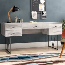 This techni mobili computer desk in gray color, is a complete workstation where it incorporates abundant. Gray Desks Free Shipping Over 35 Wayfair