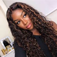 Human hair lace front curly bob wig | ritzy. Highlight 360 Lace Frontal Human Hair Wig For Black Women Remy Hair Wig Pre Plucked Bleached Knots Baby Hair Buy At The Price Of 91 20 In Aliexpress Com Imall Com