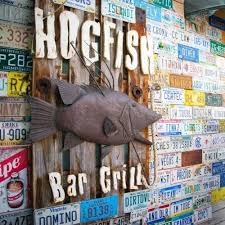 The hogfish's food value is outstanding. Hogfish Bar And Grill Stock Island