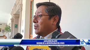 REGIDOR DE LA MUNICIPALIDAD DEL CUSCO ALEXANDER BLANCO