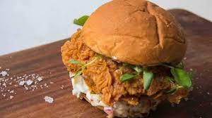 Nacho Fried Chicken Burger Recipe Chicken Burgers Chicken Burgers Recipe Fried Chicken Burger