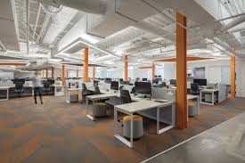 Project Magento Austin Tx Cube Colour Color Tangerine 00650 Firm Able Design Gr Corporate Interior Design Corporate Office Design Austin Interior Design