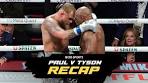 Jake Paul DEFEATS Mike Tyson via UNANIMOUS decision ... - YouTube