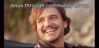 Community group tonight. Be there! 😁