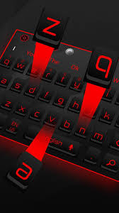 Let's make the chatroom more vivid and colorful! Lavish Black Red Keyboard Theme For Android Apk Download