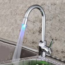 water power led kitchen sink faucet