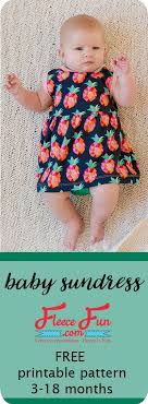 You'll have to purchase the pattern if you want it for any other sizes. Baby Sundress Tutorial Free Pattern Easy To Sew Fleece Fun
