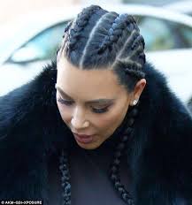 Résultat de recherche d'images pour "kardashians in cornrows"