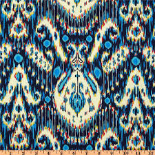 Designed by amy butler for free spirit, this cotton print fabric is perfect for quilting, apparel and home decor accents. Amy Butler Lark Dreamer Kasbah Midnight Blue Discount Designer Fabric Fabric Com