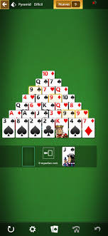 The last card of every pile is turned over face up. Pyramid Game Impossible To Win Microsoft Community