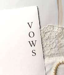 Personalized Custom Wedding Vows Cards For Bride And Groom To Say I Do Wedding Vows Wedding Stickers Bridal Party Cards