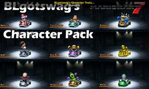 Who is the fastest character on mario kart 8? Blgotswag S Character Texture Pack Mario Kart 7 Mods