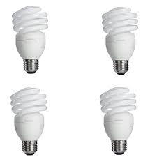 Philips 100 Watt Equivalent T2 Spiral Cfl Light Bulb Soft White 2700k 4 Pack 434738 The Home Depot