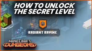 This won't be your average day at the beach though. How To Unlock Radiant Ravine Secret Level Hidden Depths Dlc Minecraft Dungeons Youtube