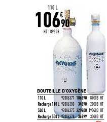 200 bar classe 2 7 kg. Offre Bouteille D Oxygene Chez Brico Cash