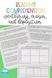 Weathering And Erosion Reading Passage With Digital Student Pages Video Video Earth Science Middle School Weathering And Erosion Reading Passages