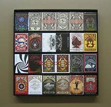 Each card has an outline frame to distinguish the suit without showing all of your cards: Amazon Com The Playing Card Frame 24 Deck Acrylic Playing Card Display By Collectable Playing Cards Toys Games