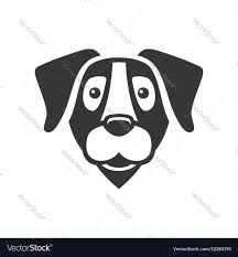 Labrador Retriever Dog Head Icon Logo Vector Image On Vectorstock Vector Logo Labrador Retriever Dog Labrador Retriever