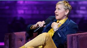 Ellen DeGeneres says she 'got kicked out of showbusiness'