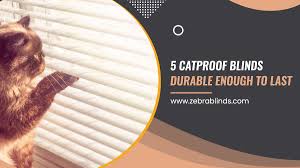 Cats always have and will continue to scratch at window screens, resulting in torn screens that pose an escape or falling hazard. 5 Cat Proof Blinds Durable Enough To Last